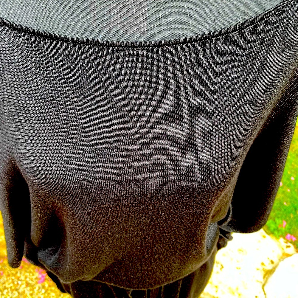 White House Black Market, Black, Sweater, Size XS - Picture 3 of 6